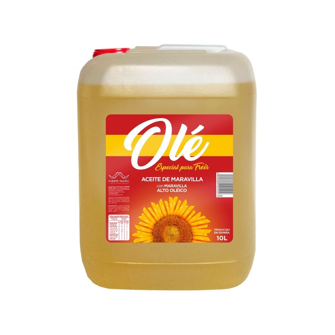 Aceite para Freír Alto Oléico OLÉ 10 L