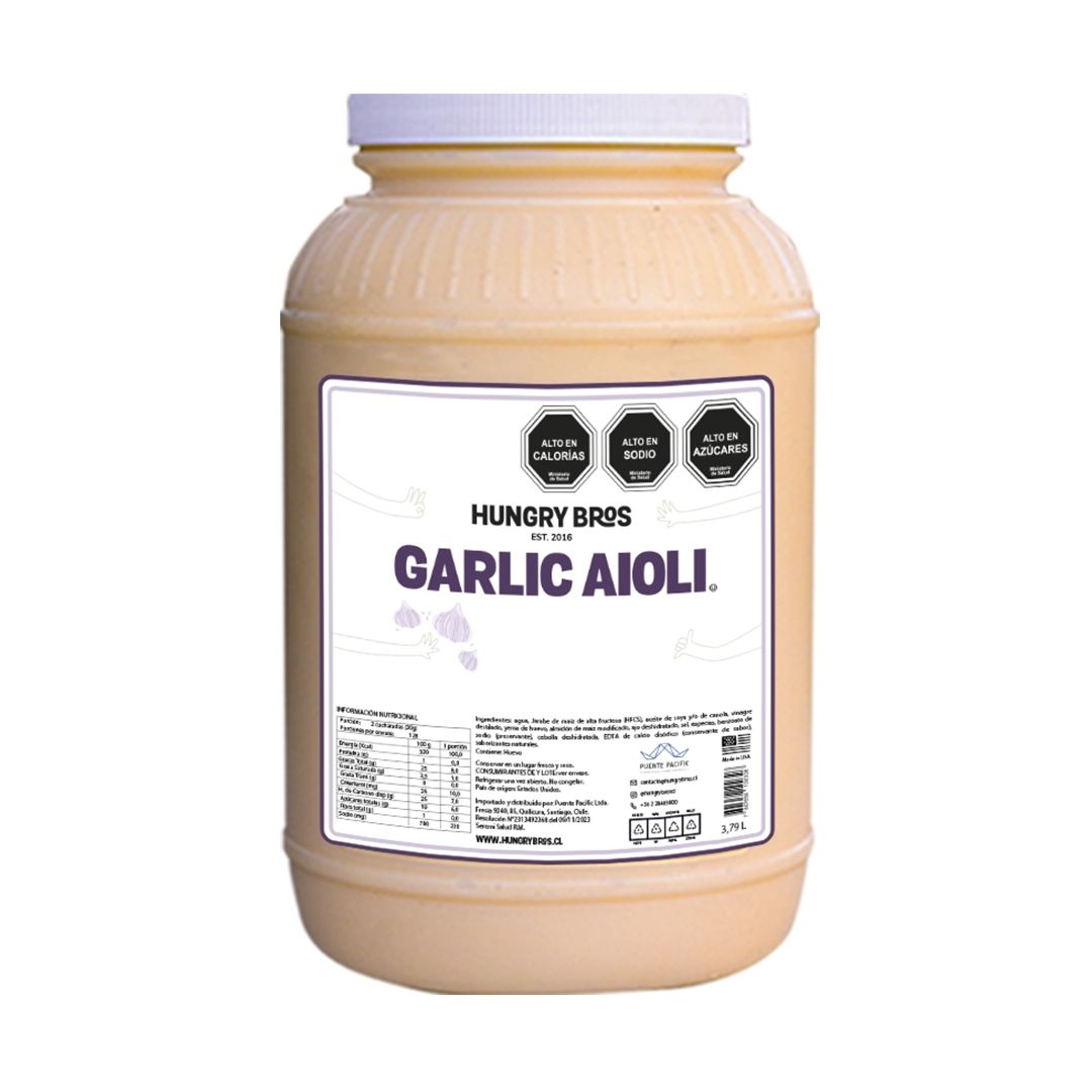 Garlic Aioli 3,79 L (Caja 4 Unidades)
