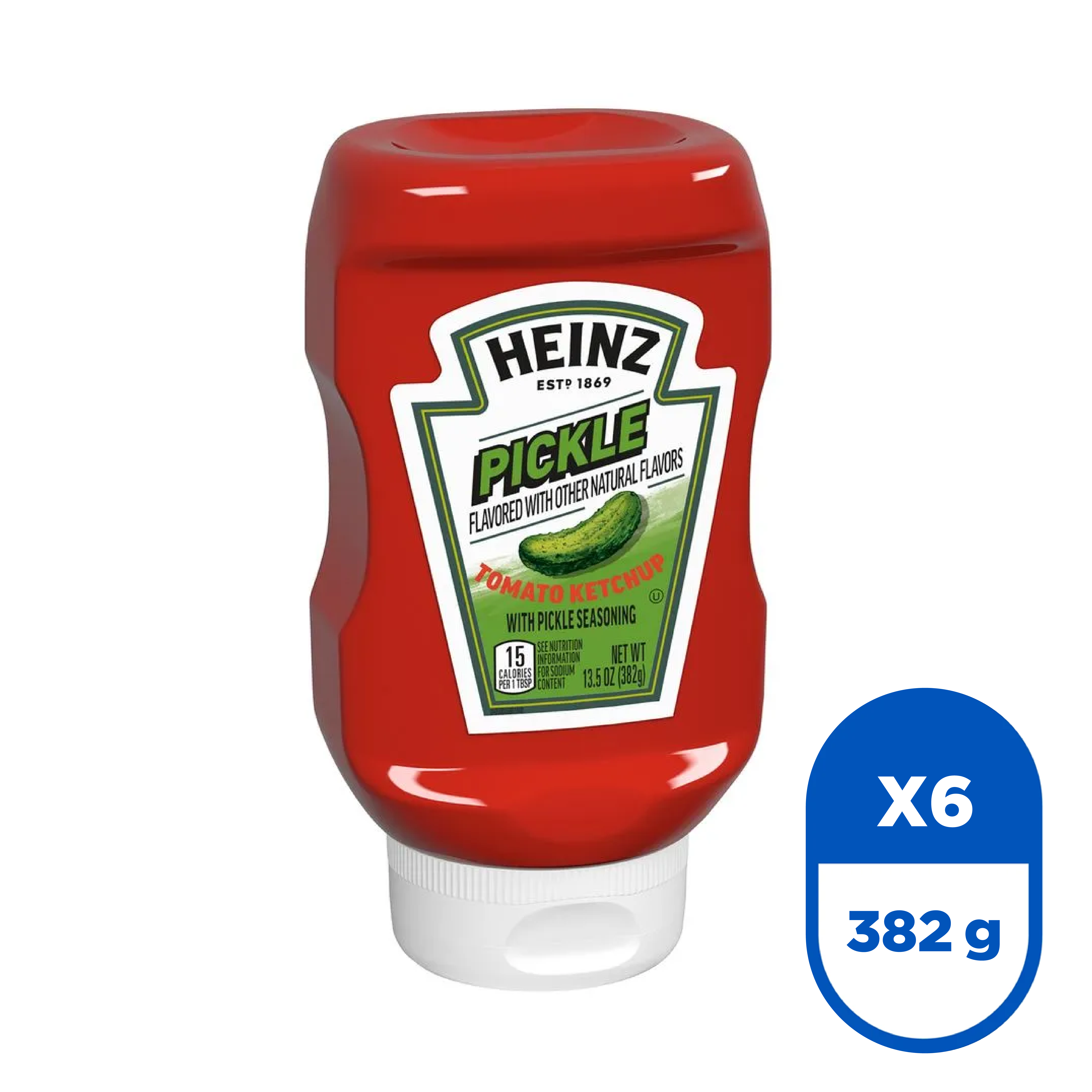 Ketchup Pickle Pet 382 g (Caja 6 Un.)