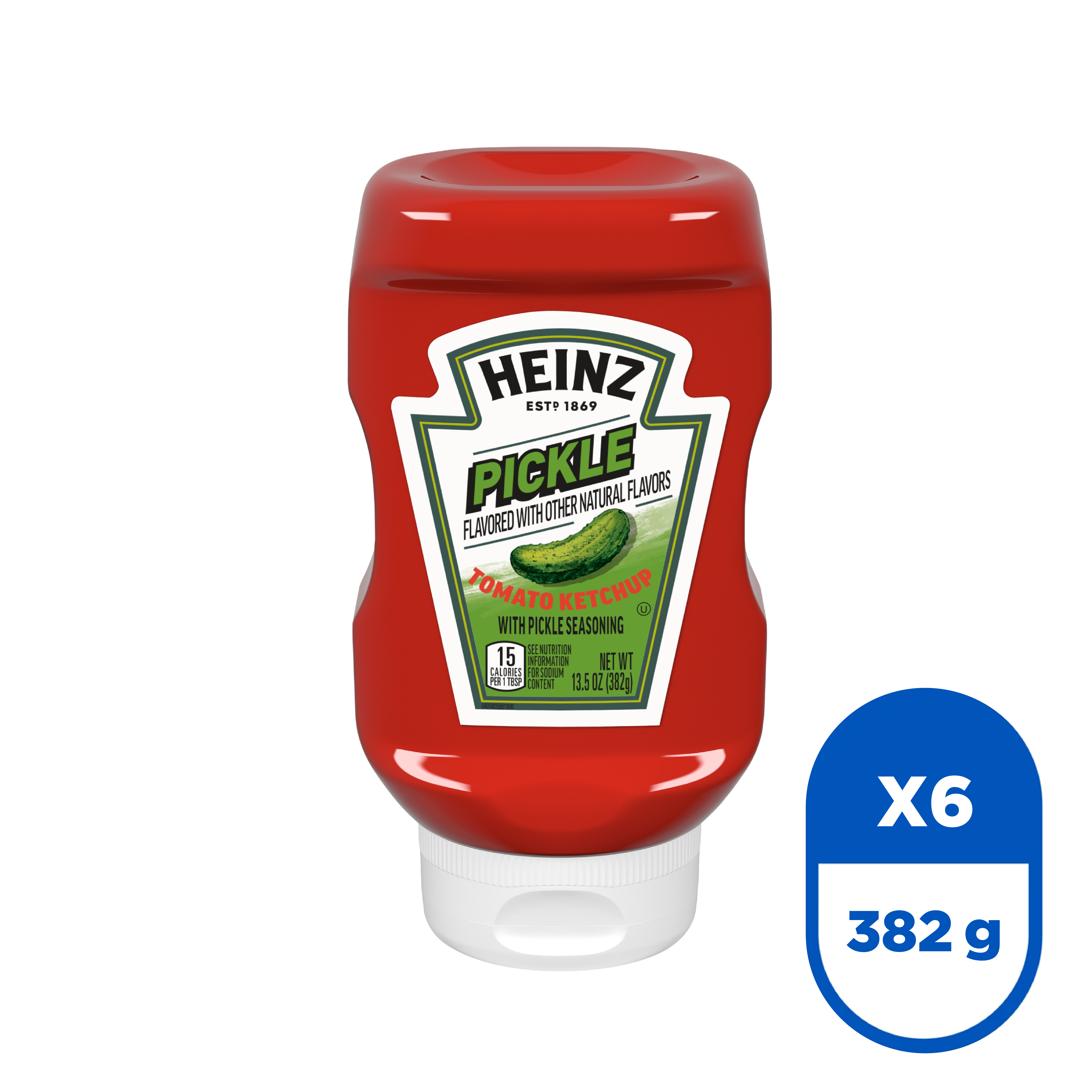 Ketchup Pickle Pet 382 g (Caja 6 Un.)