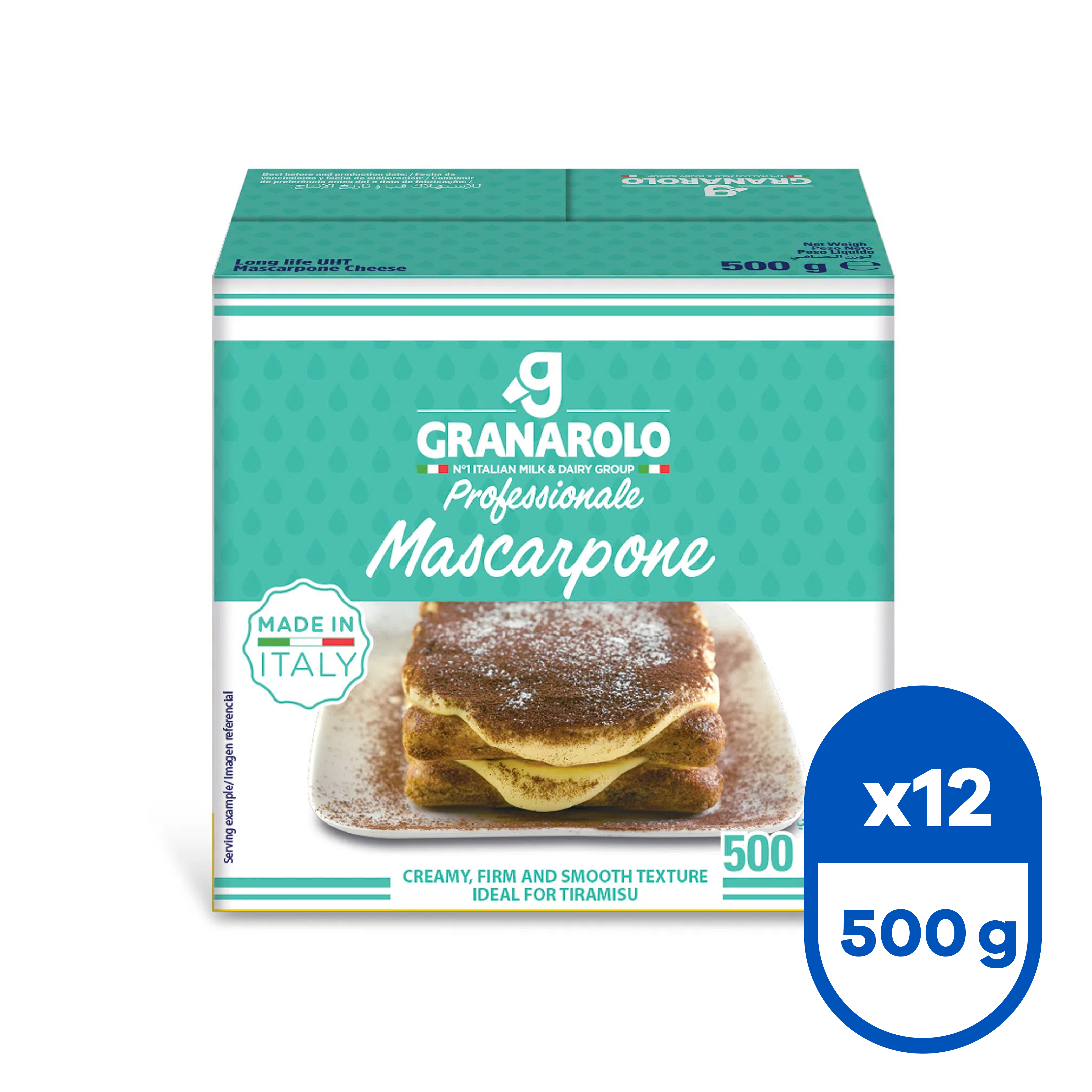 Mascarpone UHT 500 g (Caja 12 un.)