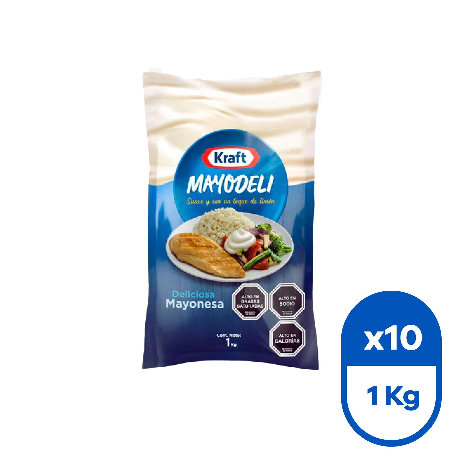 Mayonesa Deli 1 Kg (Caja 10 Un.)