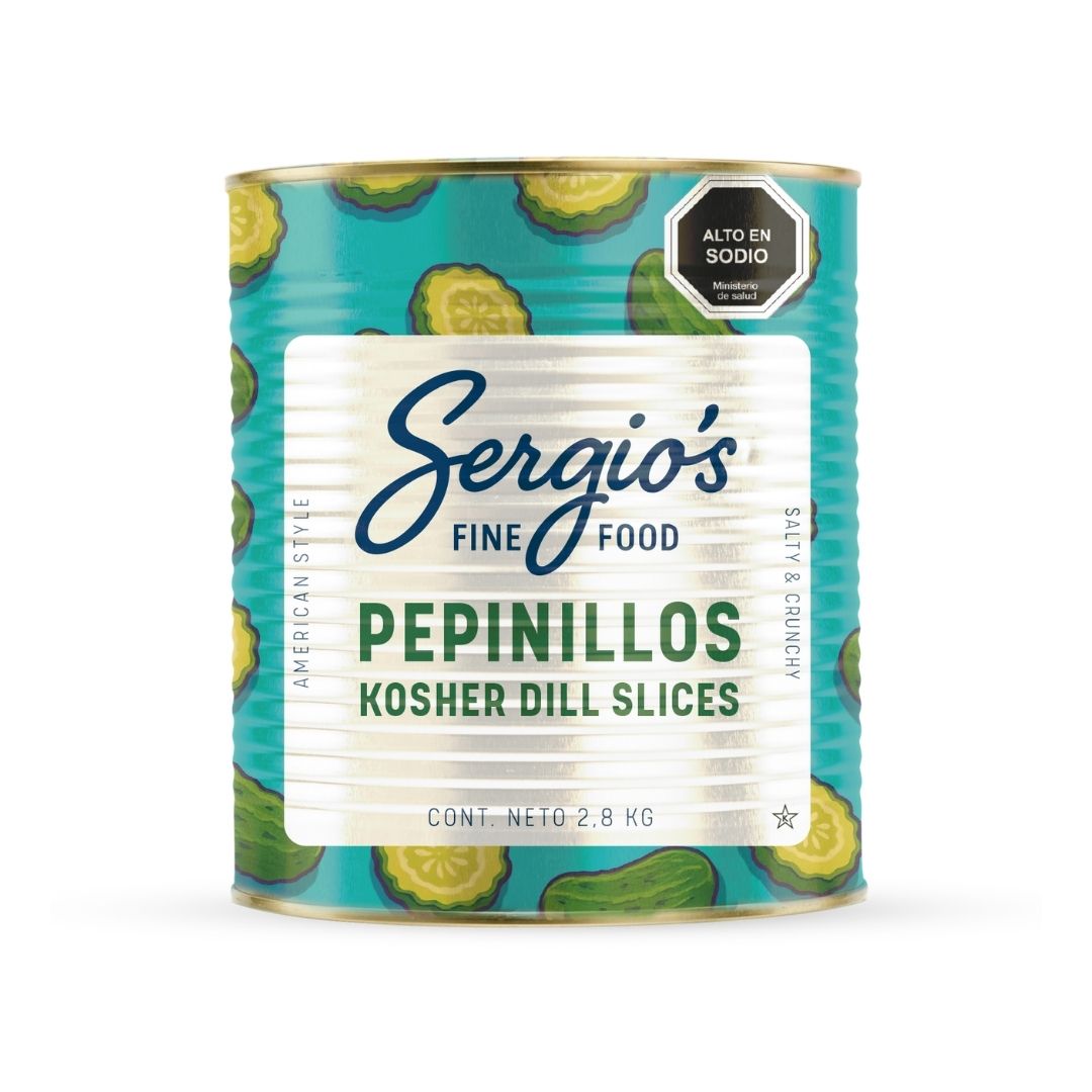 Pepinillos Kosher Dill Slices 2,8 Kg
