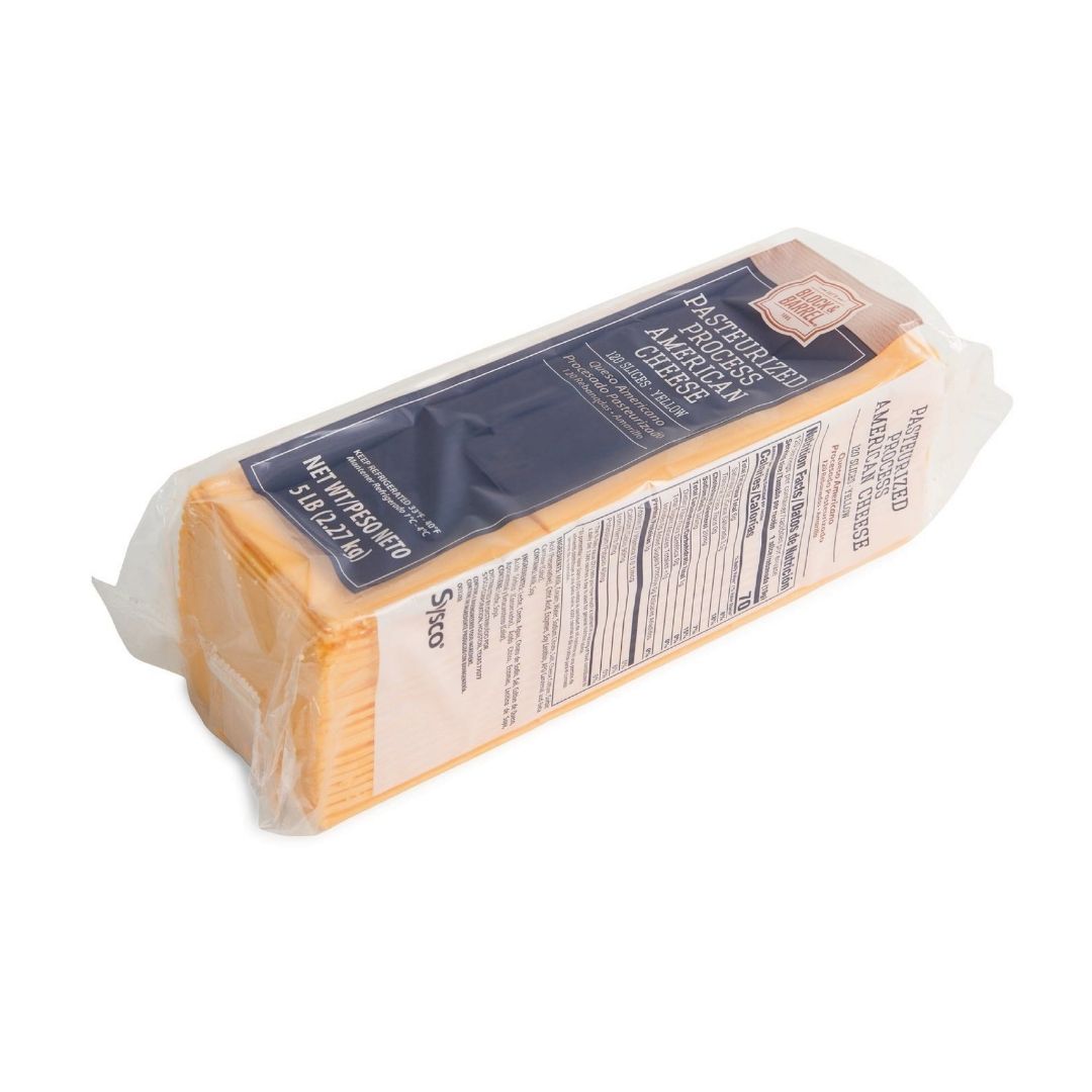 Queso Americano Cheddar B&B 2,27 Kg - 120 Láminas