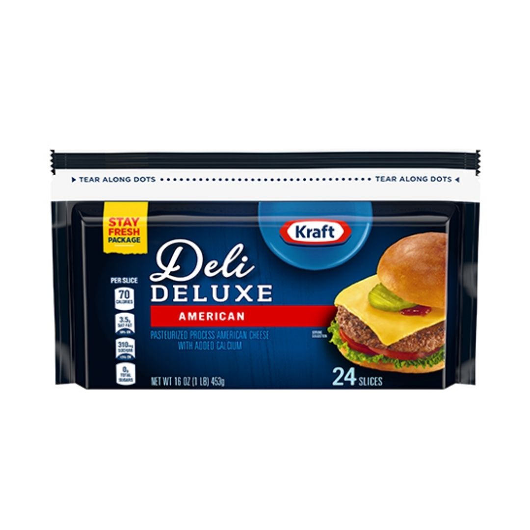 Queso Americano Deli Deluxe 24 Slices - 453 g