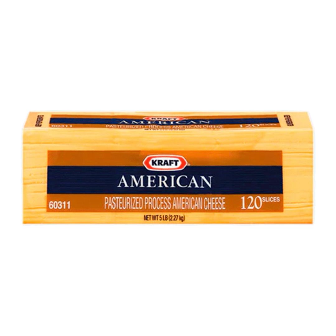 Queso Americano Cheddar 2,27 Kg - 120 Láminas