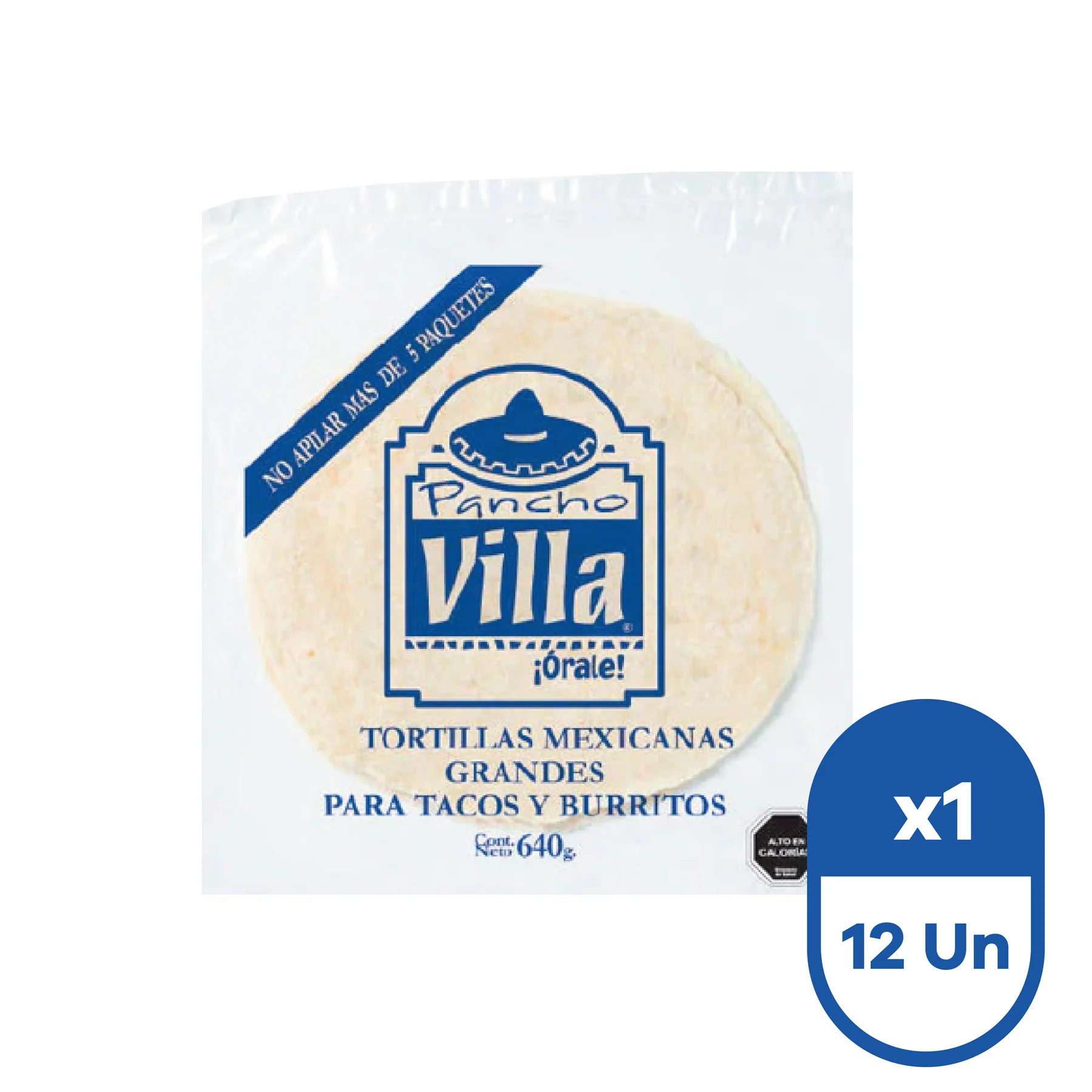 Tortillas 25 cm - 640 g