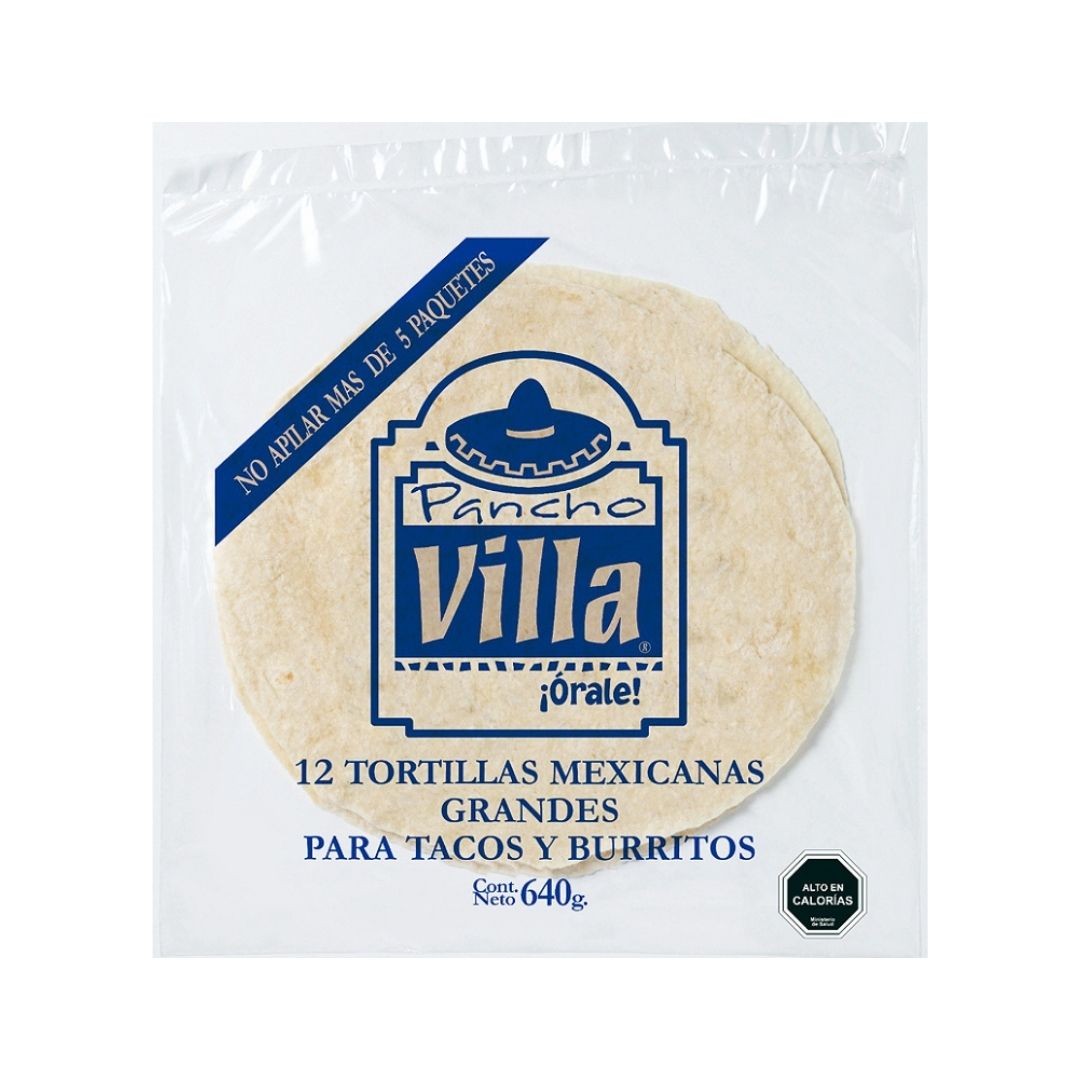 Tortillas 25 cm - 640 g